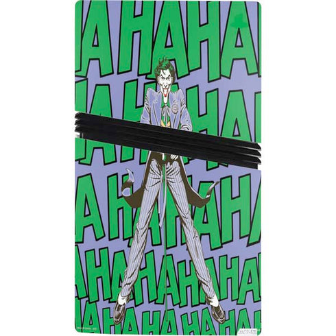 DC Comics The Joker Vintage pose pattern PS5 Pro Bundle Skin